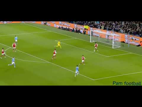 Haaland bicycle kick vs Arsenal