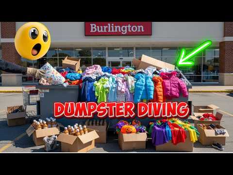 I Went Dumpster Diving In A Rich Town!  Crazy Finds!