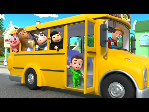 The Wheels on the Bus Animal Version | Sing & Learn with Farm Friends | Little LaLa's Nursery Rhymes