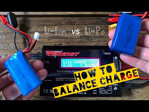 How to Operate your RC Hobby Grade Balance Charger for Li-Ion vs Li-Po