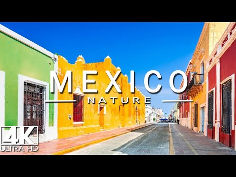 FLYING OVER MEXICO (4K UHD) - Relaxing Music Along With Beautiful Nature Videos
