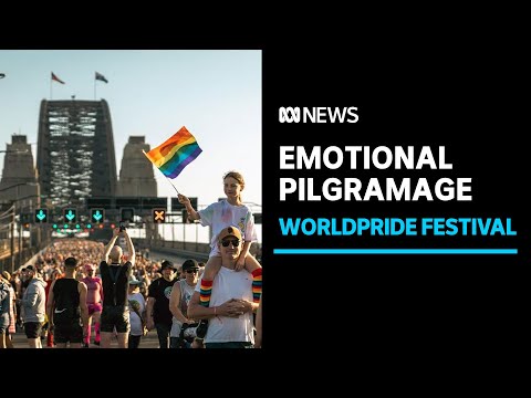 Worldpride Sydney march sees marriage proposals and an emotional pilgrimage | ABC news