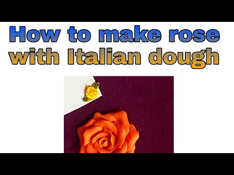 How to make rose with Italian dough