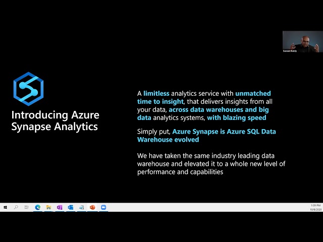 Building Analytics Solutions Faster with Azure Synapse Analytics by Saveen Reddy