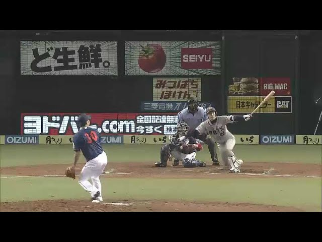 【7回表】バファローズ・伊藤の勝負強さが光った!! 2打席連続タイムリーで同点!! 2014/8/14 L-Bs