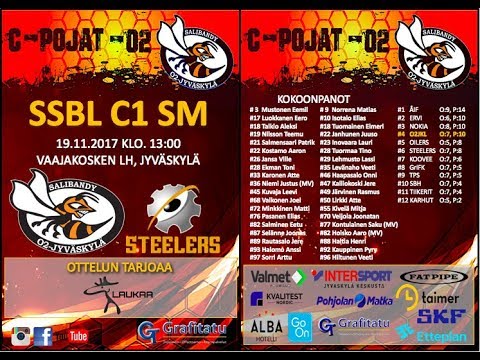 O2JKL P02 vs  Steelers P02 C1SM, Jyväskylä, 19.11.2017