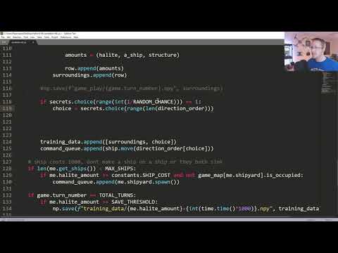訓練されたモデルで走る-ハライトAIコンテストでのディープラーニング p.6 (Running with Trained Model - Deep Learning in Halite AI competition p.6)