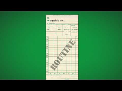 Derrick Paul | Routine (ORIGNAL SONG)