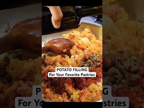 Melhor recheio de batata para Borek / Pide #potato #turkishfood