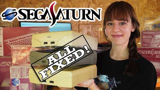 I Fixed 3 Broken Sega Saturn consoles