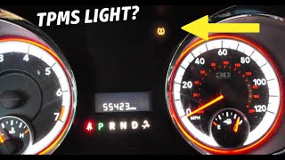 How to turn off TPMS light. #dodge #grandcaravan #tpms