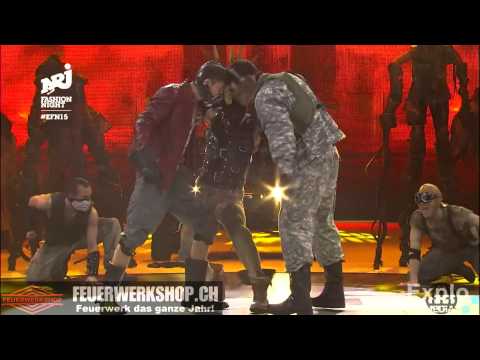 Explo Handfackel im Einsatz