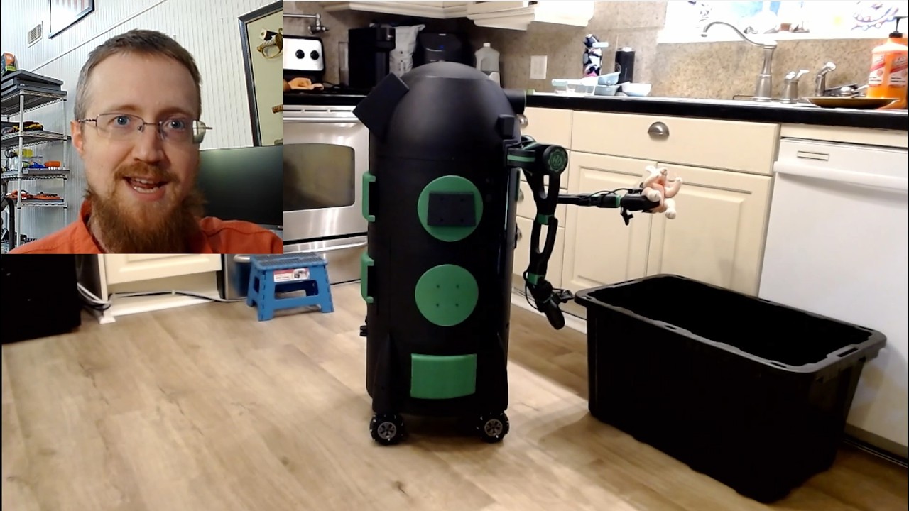 Robot Chonk Cleans the Floor