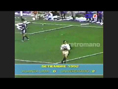 Gol de Álvaro Barco a Alianza - Clásico Setiembre 1992 - Futbol Peruano