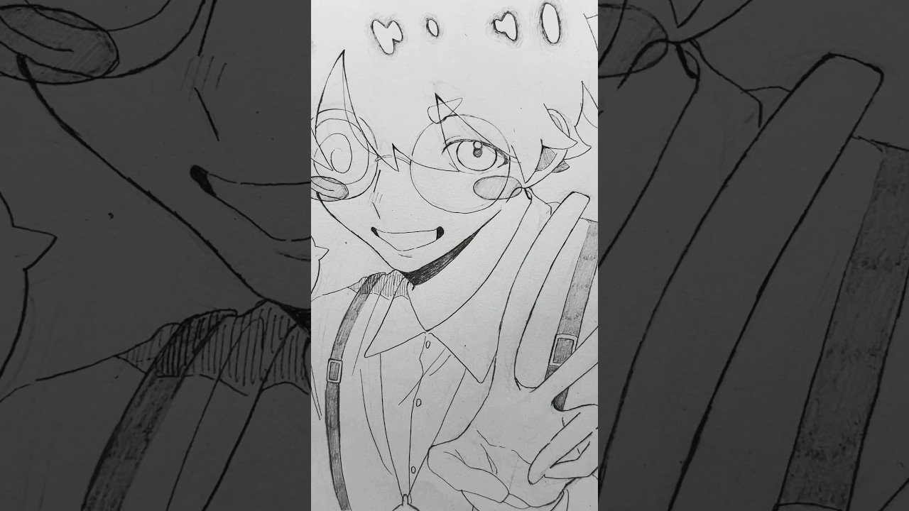 【TikTok】やるやん︎^_^👍🏻 #イラスト #実況者 #shp #ci