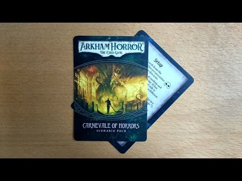 Arkham Chronicle: How to set up your Carnevale Of Horrors Scenario for the Arkham Horror LCG Card Game