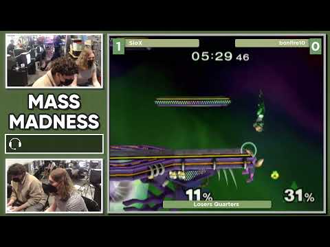 Mass Madness 35 SSBM - SloX (Fox) vs. bonfire10 (Sheik) - Melee LQF