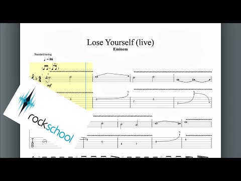 Lose Yourself Rockschool Grade 5 Guitar
