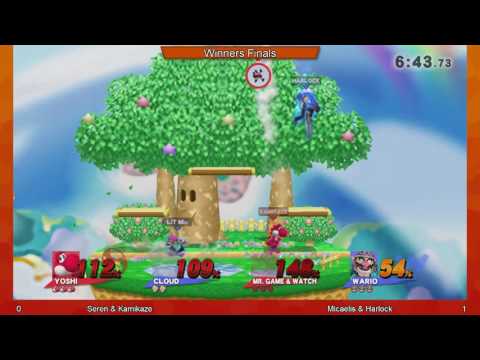 Smash Hut #11 - Smash 4 Doubles Winners Finals - Seren & Kamikaze vs Micaelis & Harlock