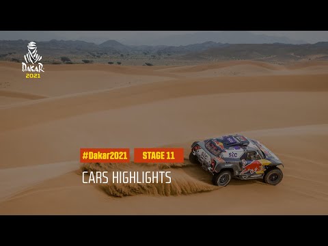 #DAKAR2021 - Stage 11 - AlUla / Yanbu - Car Highlights