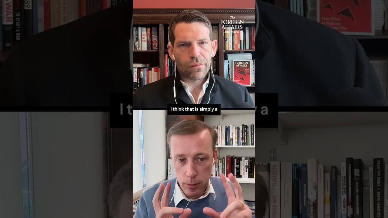 Jake Sullivan, former U.S. national security adviser, on U.S.-Chinese competition