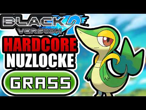 Pokémon Black 2 Hardcore Nuzlocke - GRASS Types Only! (No items, No overleveling)