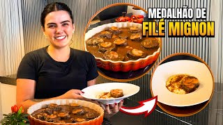 RISOTO DE LIMÃO SICILIANO E FILÉ MINGON AO MOLHO MADEIRA | BRUNA NA COZINHA