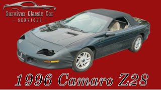 Video Thumbnail for 1996 Chevrolet Camaro Z28 Convertible