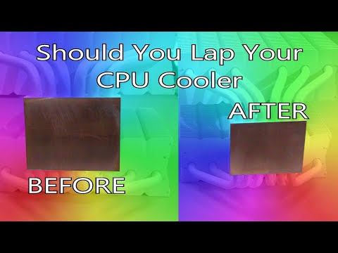 Should You Lap Your CPU Cooler???