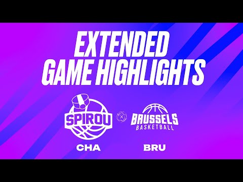 Spirou Basket vs. Brussels Basketball Extended Game Highlights