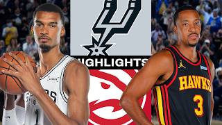 Victor Wembanyama - Dylan Harper - Stephon Castle - San Antonio Spurs - Atlanta Hawks