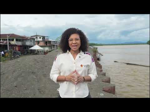 La Gobernadora del Chocó recorrió el avance de las #ObrasdelProgreso en el Carmen del Darién👷🏾‍♀️