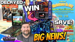 AtGames Big July Sale & Updates & Win A John Wick Pro Stern Pinball!