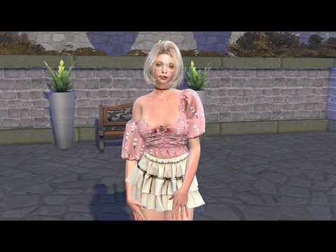the sims 4 alpha cc download blonde female Lucie Novakova by Bonita100 Game Video Preview