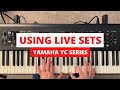 yamaha yc series working with live sets