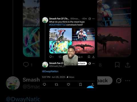 What Is The Most Hype Death Battle Comeback Here? #shorts #meme