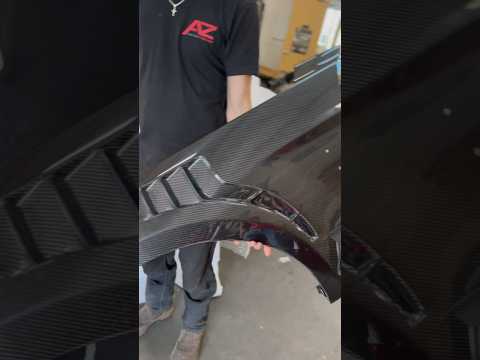 Unboxing anderson composites CARBON fiber gt500 fenders🤑 for my 5.0!(1of1 custom)never done before