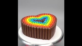 Tutorial de decoración de pasteles de corazón favorito paso a paso