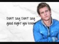 Luke Benward Had Me Hello Lyrics