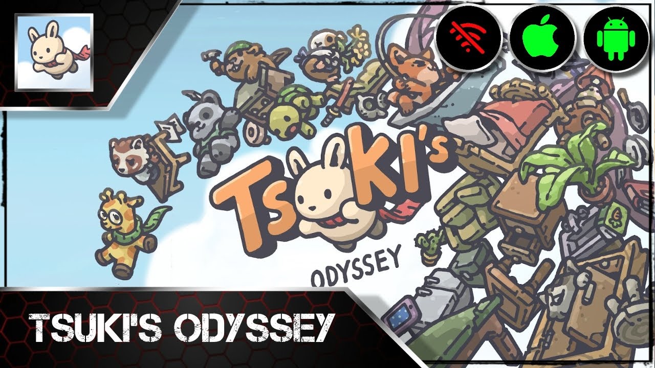Tsuki's Odyssey [Offline], Cute Game - Gameplay(Android/iOS)