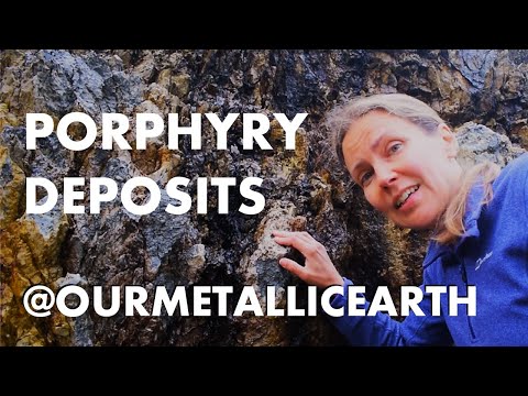 Porphyry copper deposits