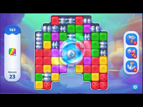 Fishdom Blast Level 161 - NO BOOSTERS GAMEPLAY 🐠 | SKILLGAMING ✔️