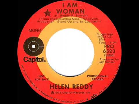 1972 Helen Reddy - I Am Woman (mono radio promo 45)