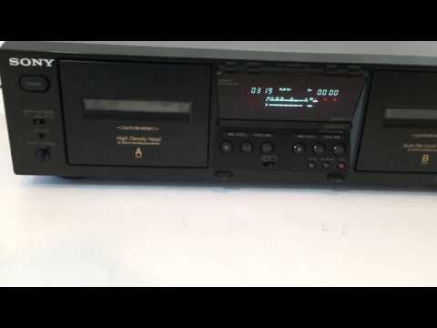 Sony TC-WE635 Dual Cassette Deck used Vintage