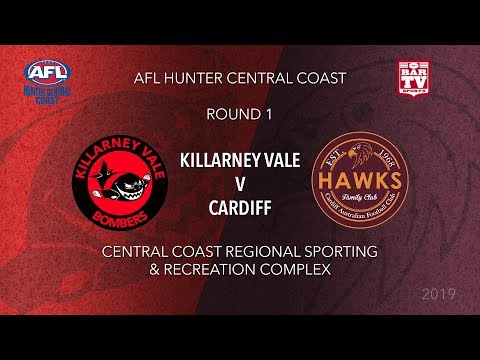 2019 AFL Hunter Central Coast - Round 1- Killarney Vale v Cardiff Hawks