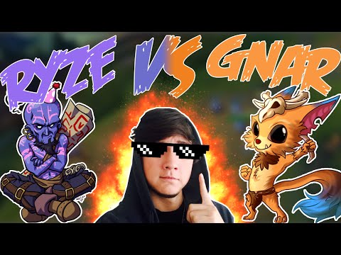 DE VUELTA AL CANAL!!! |  GNAR VS RYZE | League of Legends 2016 |