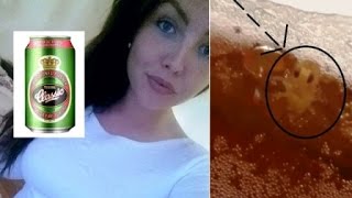 Lifandi kvikindi á svamli í einum ísköldum Tuborg Classic