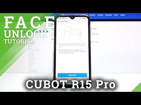 CUBOT R15 Pro and Security Settings – Add and Use Face Unlock Option