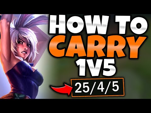 RIVEN TOP HOW TO OBLITERATE 1V5 & CARRY VS GANGPLANK! (THIS IS HOW) - S12 Riven TOP Gameplay Guide