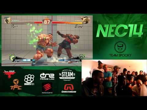 SSF4AE @ NEC14 Salty Suite - Snake Eyez (Zangief) vs Lionheart (Sagat)